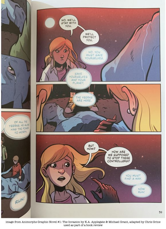 Graphic Novel Review: Animorphs Graphic Novel #1: The Invasion ...